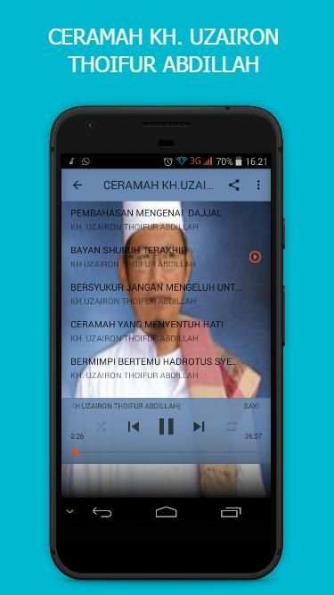 CERAMAH KH.UZAIRON T. A screenshot 1