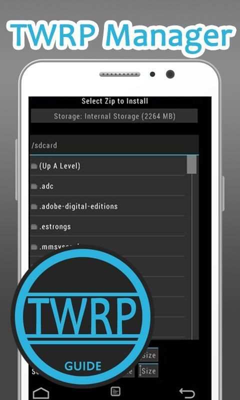 Free TWRP Manager Advice screenshot 1