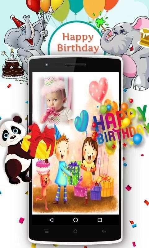 Birthday Photo Maker 4 تصوير الشاشة