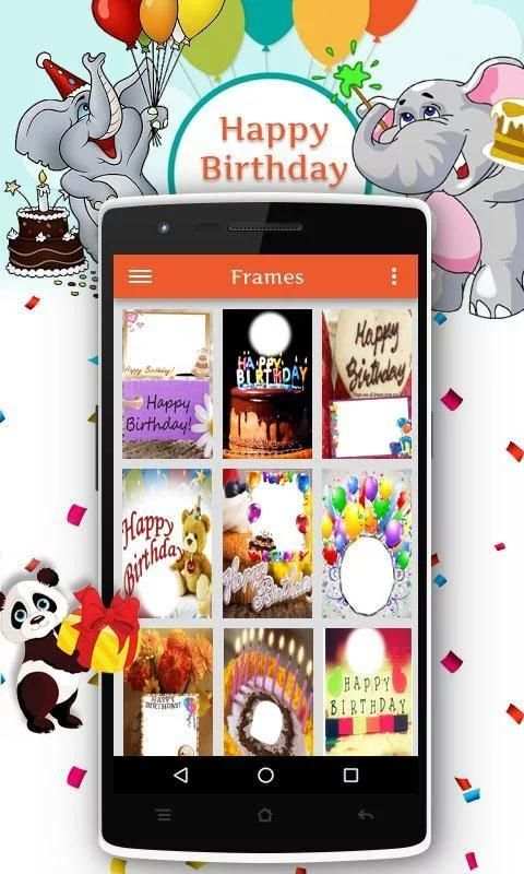 Birthday Photo Maker 1 تصوير الشاشة