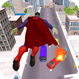 город супергероя спасание миссия иконка