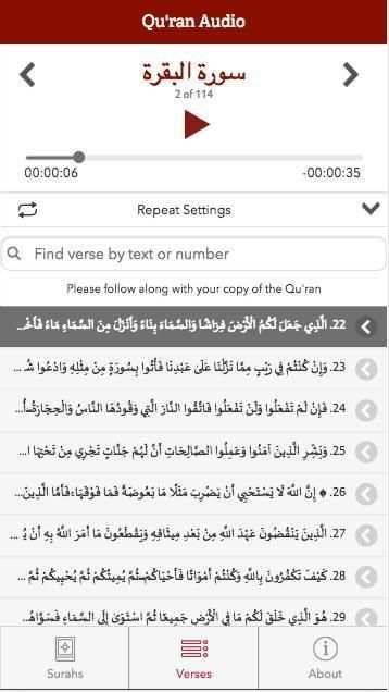 Qur'an Audio screenshot 4