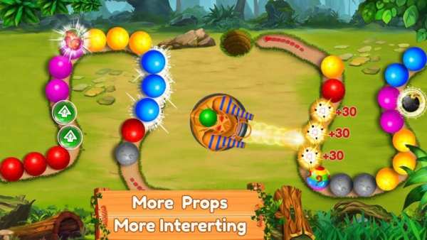 Jungle Marble Blast screenshot 1
