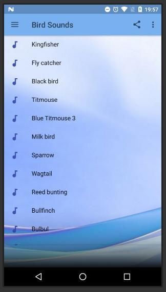 Bird Sounds скриншот 2
