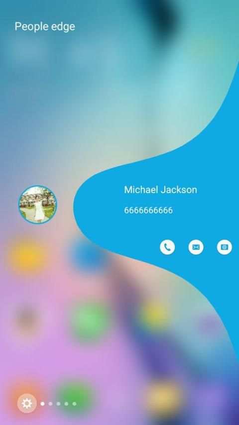 3D Galaxy S6 Edge Home screenshot 5