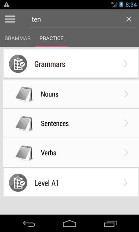 German grammar скриншот 3