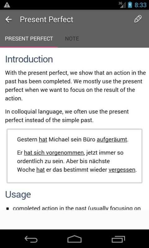 German grammar скриншот 4