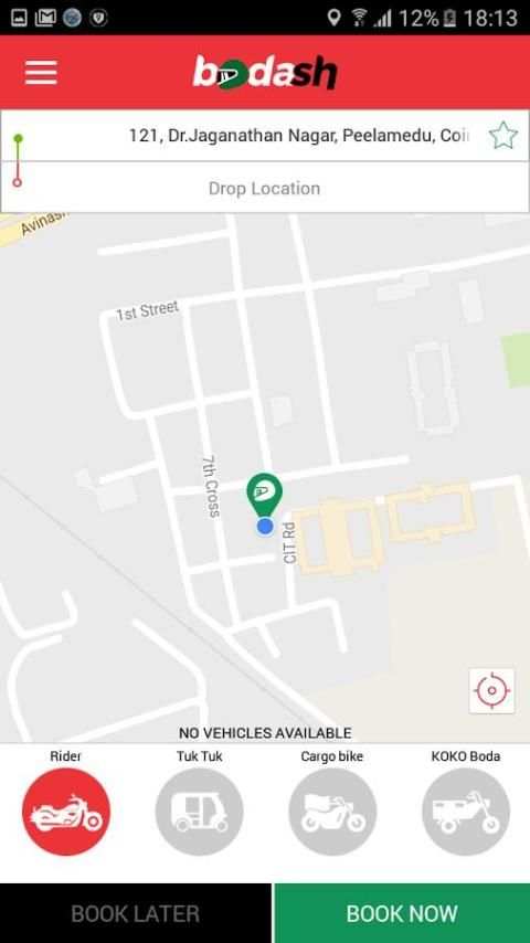 Bodash Passenger App screenshot 2