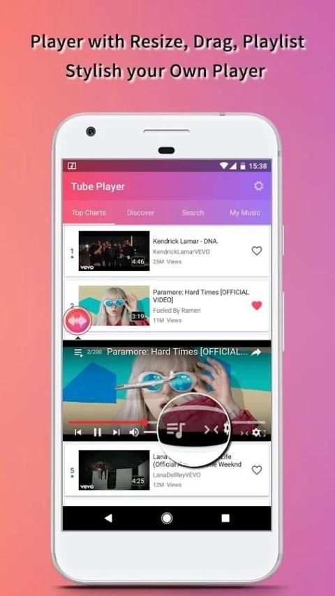 Free Youtube Music-Tube Player screenshot 1