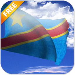 3D DR Congo Flag LWP आइकन