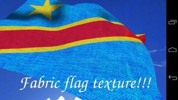 3D DR Congo Flag LWP स्क्रीनशॉट 5
