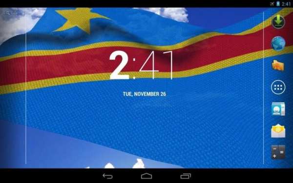 3D DR Congo Flag LWP स्क्रीनशॉट 8