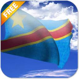 3D DR Congo Flag LWP