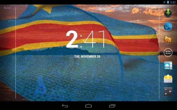 3D DR Congo Flag LWP स्क्रीनशॉट 7