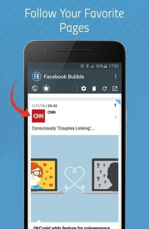 Bubble for Facebook 2 تصوير الشاشة