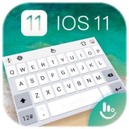 IOS 11 Beach Keyboard Theme