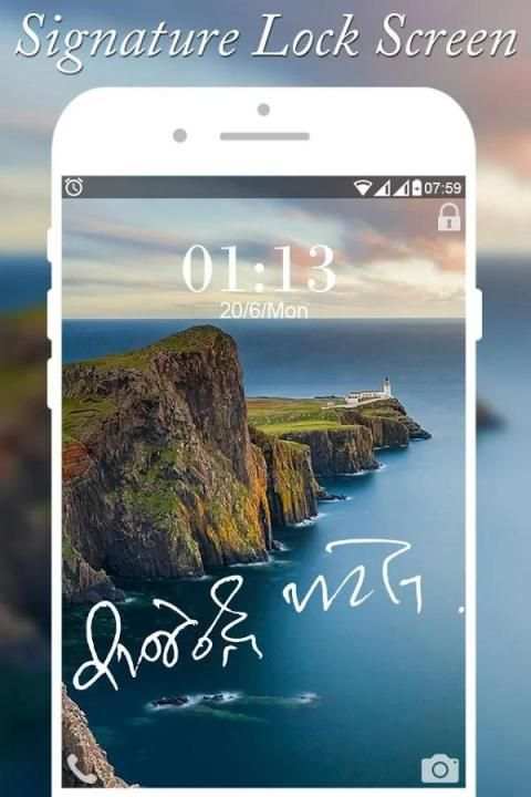 Signature Screen Lock screenshot 5