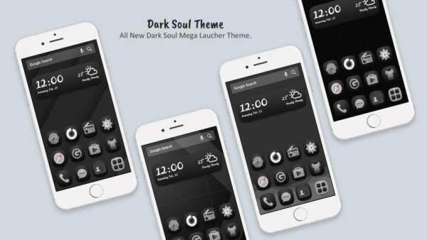 Dark Soul Theme for Mega Launcher screenshot 1