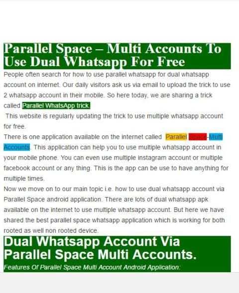 How to use 2 WhatsApp in 1 phone screenshot 1