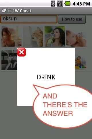 4 Pics 1 Word Cheat All Answers 1 تصوير الشاشة
