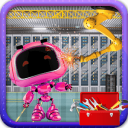 ikon pabrik pembangun robot: membangun mesin gila sim