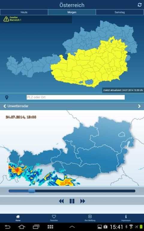wetter.at - Unwetter screenshot 2