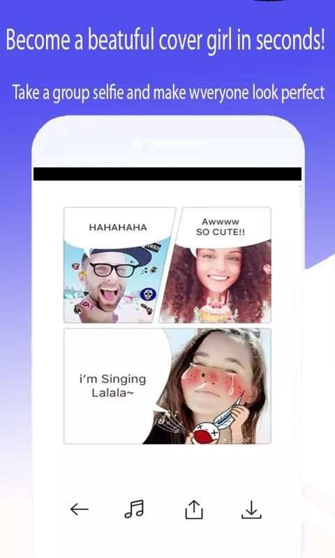 Panorama B612 camera beauty selfie 2 تصوير الشاشة