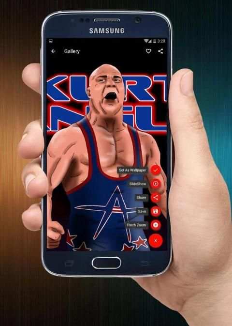 Kurt Angle Wallpaper WWE 2 تصوير الشاشة
