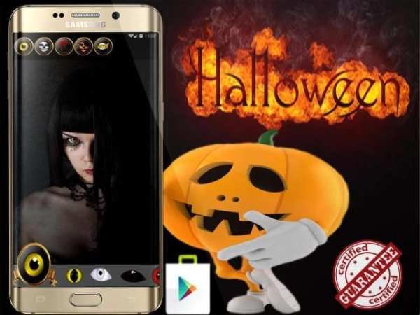 Scary Halloween Makeup 2 تصوير الشاشة