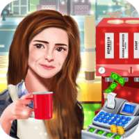 Toko Kopi Roti Kasir Girl Cash Register Game logo