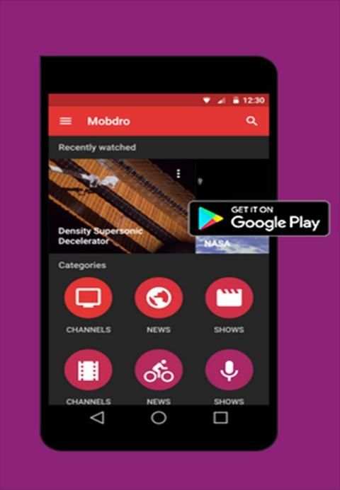Mobdro TV apk screenshot 1
