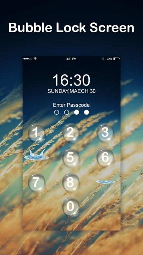 Lock app for iOS-password keyboard,passcode lock скриншот 1