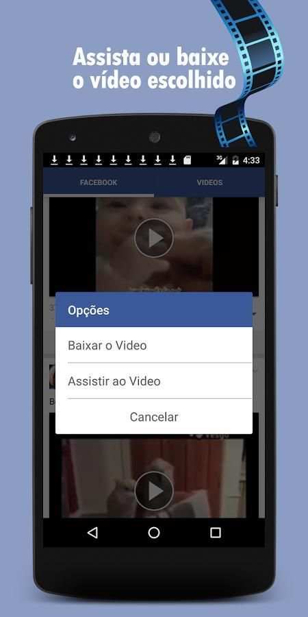 Baixar Videos do Facebook स्क्रीनशॉट 2