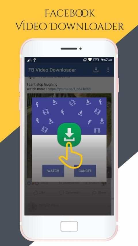Video Downloader for Facebook 1 تصوير الشاشة
