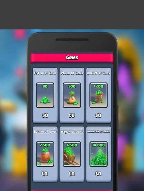 Free Gemes For Clash Royale - Prank 1 تصوير الشاشة