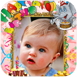 Happy Birthday Photo Frame أيقونة