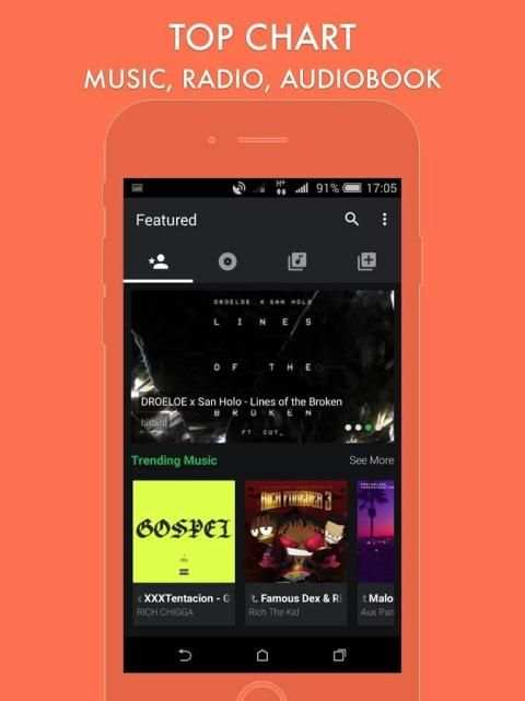 Free Music Player & Streamer скриншот 13