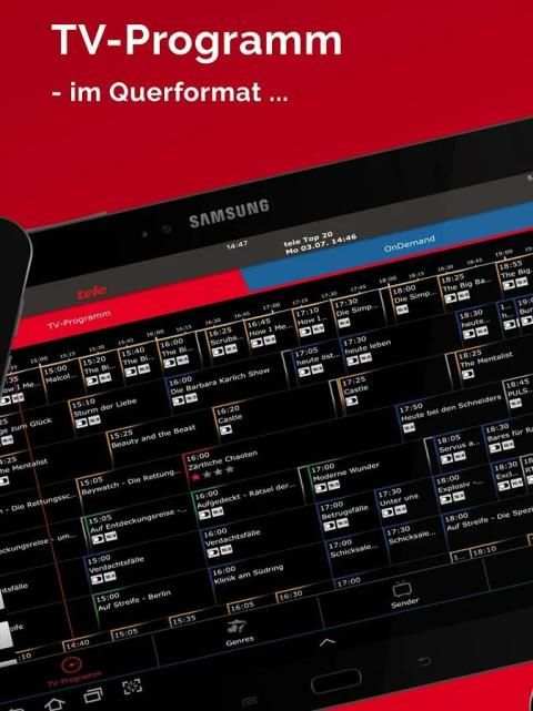 Tele - TV Magazin ★ Fernsehprogramm ★ On Demand 4 تصوير الشاشة