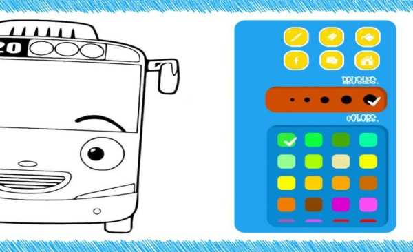 Drawing Bus Coloring Tayo 1 تصوير الشاشة