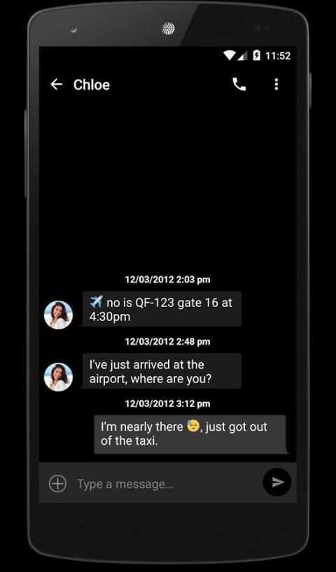 Dark Theme (chomp) 2 تصوير الشاشة