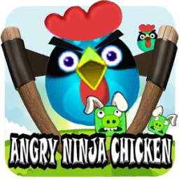 Angry Ninja Chicken knock down