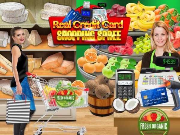 Real Credit Card Shopping Spree - Charge it Games screenshot 3