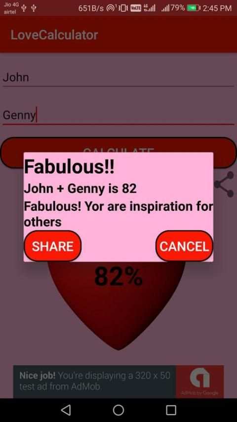 LOVE CALCULATOR (test your true love) screenshot 3