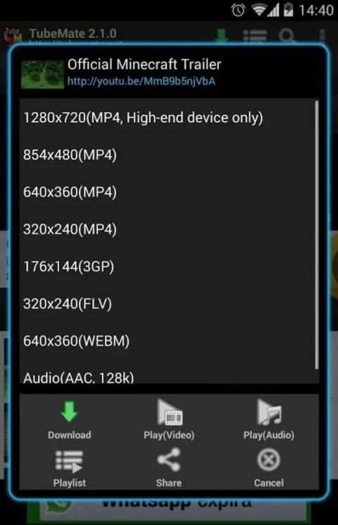 |TubeMate 2.2.9| screenshot 6