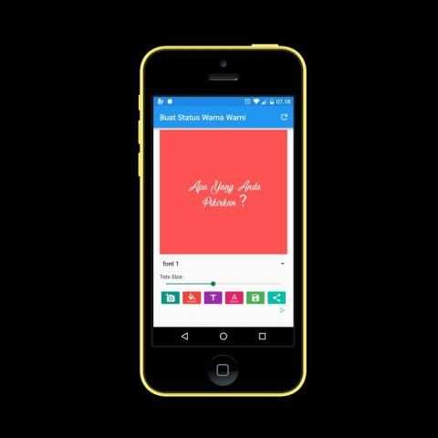 Buat Status Warna Warni screenshot 5