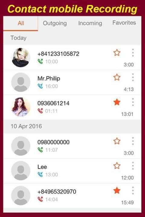 otomatic call recorder and data cleaning screenshot 4