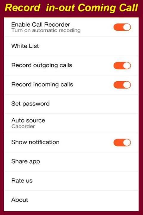 otomatic call recorder and data cleaning screenshot 1