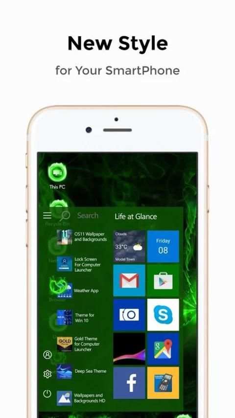 Weed Rasta Theme For Computer Launcher screenshot 2