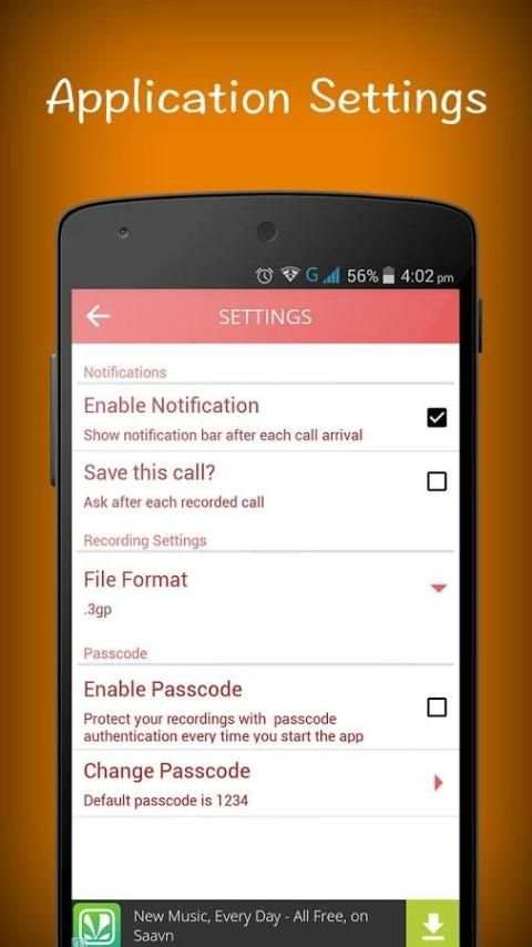 Auto Call Recorder Free screenshot 4