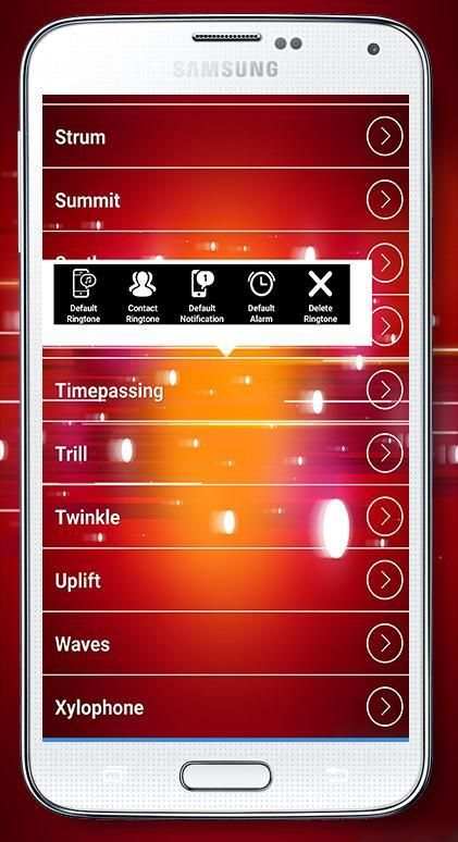 رنات الايفون على الأندرويد screenshot 1